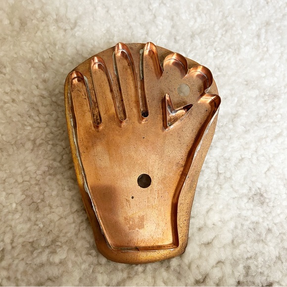 Vintage Martha By Mail Copper My Heart In Your Hand Cookie Cutter Large - Picture 1 of 3